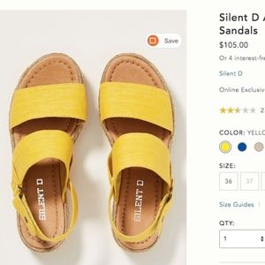 Silent D Alec Platform Espadrille Sandals